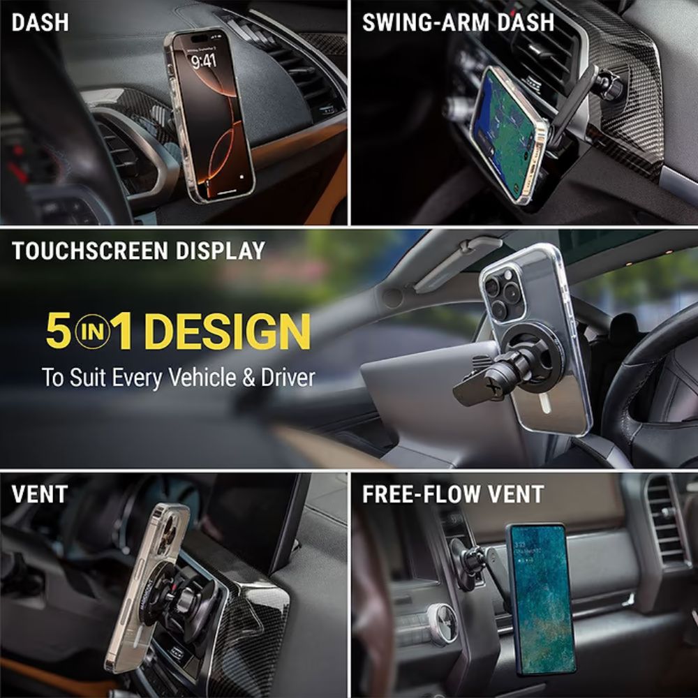 Scosche MagicMount™ Magsafe 5-IN-1 Magnetic Phone Mount