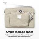 Elago Pocket Sleeve for LapTop 12" - 14"  (Stone)