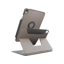 Uniq Rovus Snapmount Magnetic 360 Rotating Detachable Case For Ipad Air 11 (M2-M3) - Flint Grey (Flint Grey)