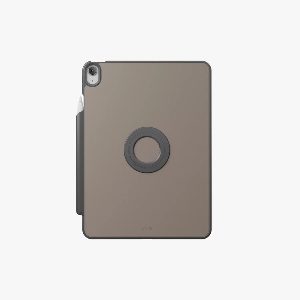 Uniq Rovus Snapmount Magnetic 360 Rotating Detachable Case For Ipad Air 13 (M2-M3) - Flint Grey (Flint Grey)