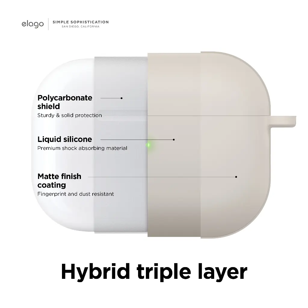 Elago Liquid Hybrid Hang Case Airpods Pro 2 (White)