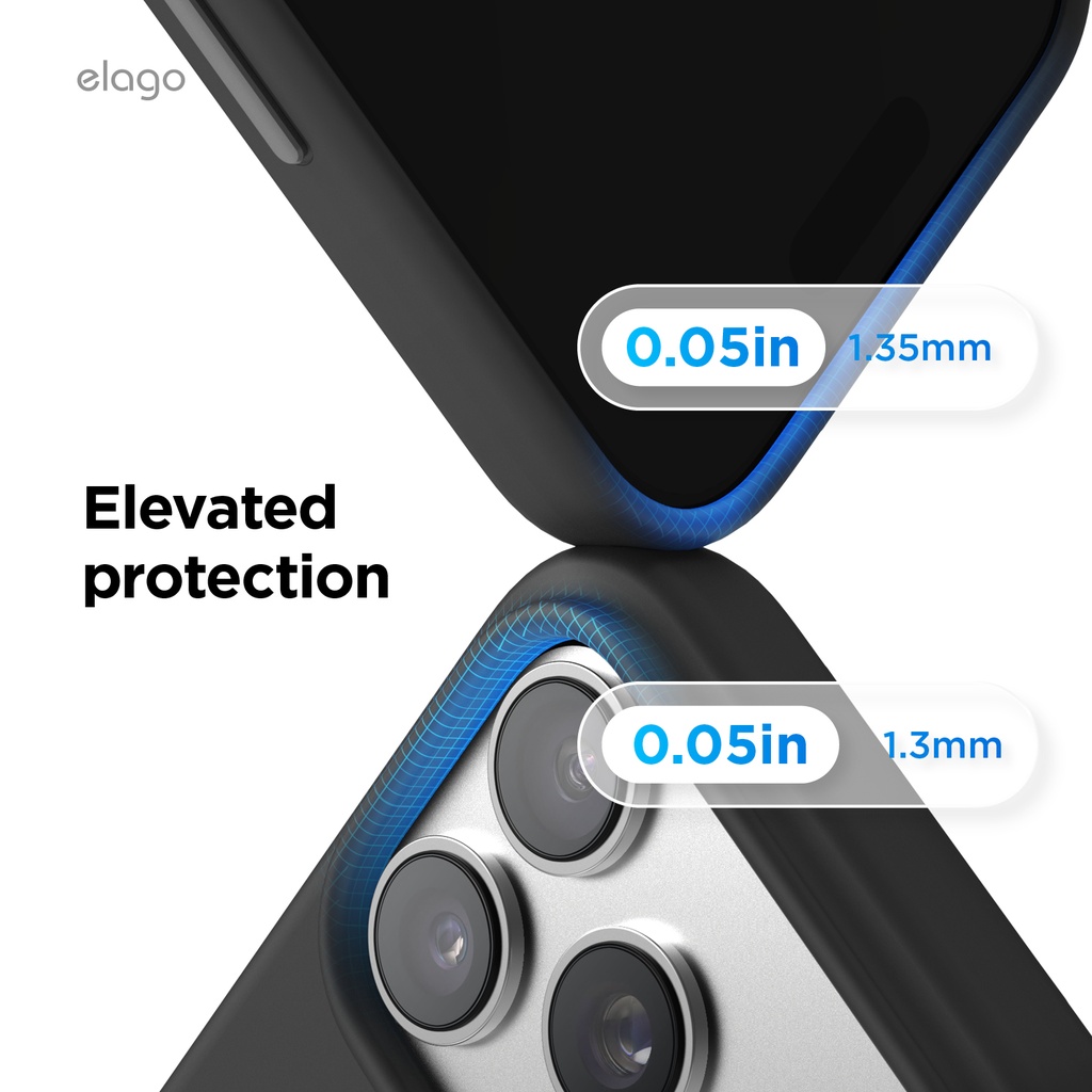 Elago Magnetic Silicone Case for iPhone 17 Pro (Black)
