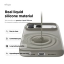 Elago Magnetic Silicone Case for iPhone 17 Pro (Medium Gray)