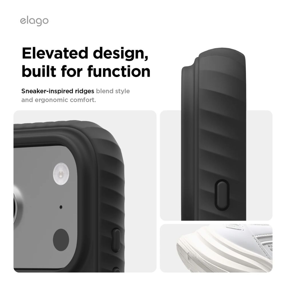 Elago Magnetic Silicone Case for iPhone 17 Pro Max (Black)