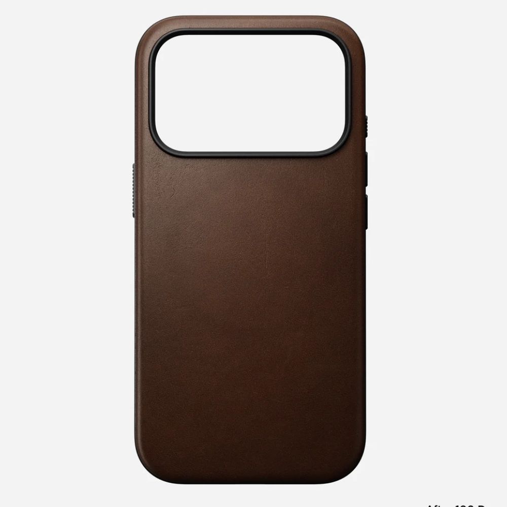 Nomad Modern Leather Case for iPhone 17 Pro (Brown)