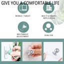 Aukvite B10 Wall Phone Holder (Silver)