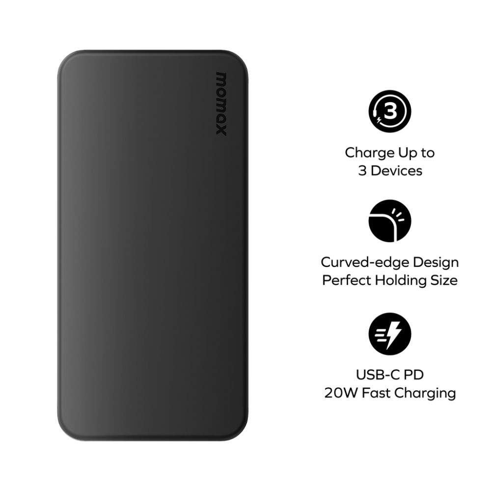 Momax 1-Power Vital 20000mAh Battery Pack (Black)