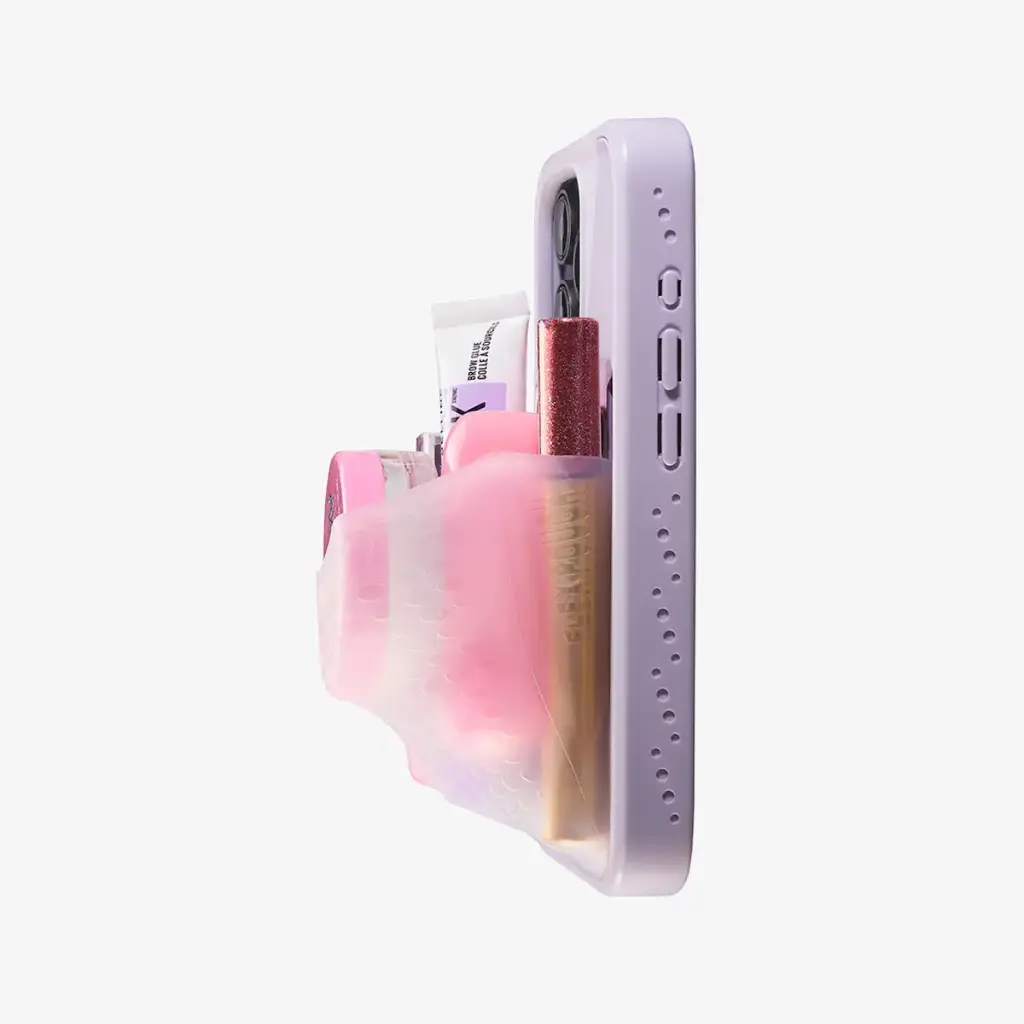 Ninja Labs Flex Pouch for iPhone 14 Pro Case (Lavender/Clear)