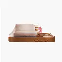 Ninja Labs Flex Pouch for iPhone 17 Pro Case (Mocha/Clear)