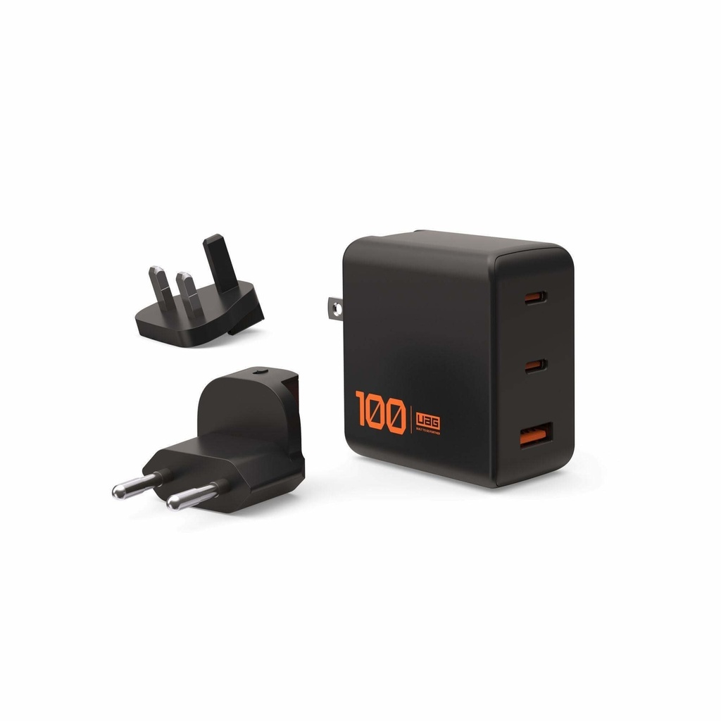 UAG Wall Charger SRGE 100W 3Port WW (Black)