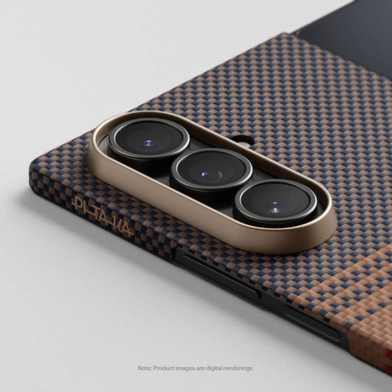 Pitaka Ultra-Slim Case for Galaxy Z Fold7 Sunset (Rear cover)