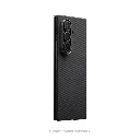 Pitaka Ultra-Slim Case for Galaxy Z Fold7 Black/Grey (Rear cover)