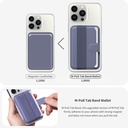 Sinjimoru M-Pull Tab Stand Magsafe Wallet (Blue)