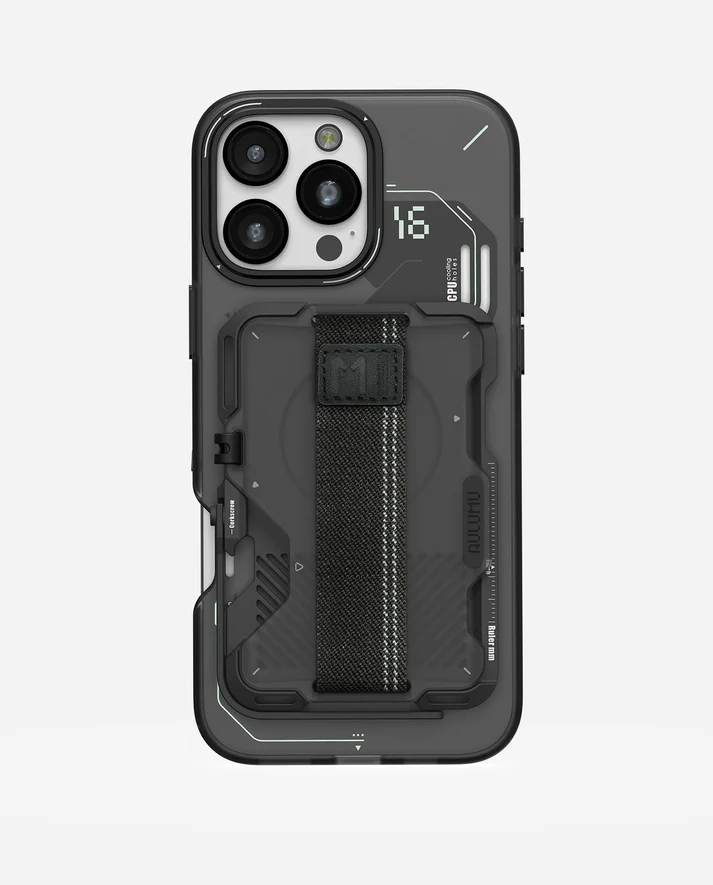 AULUMU G03 Multi-Tool Magnetic Metal Wallet Frosted Cover (Black)