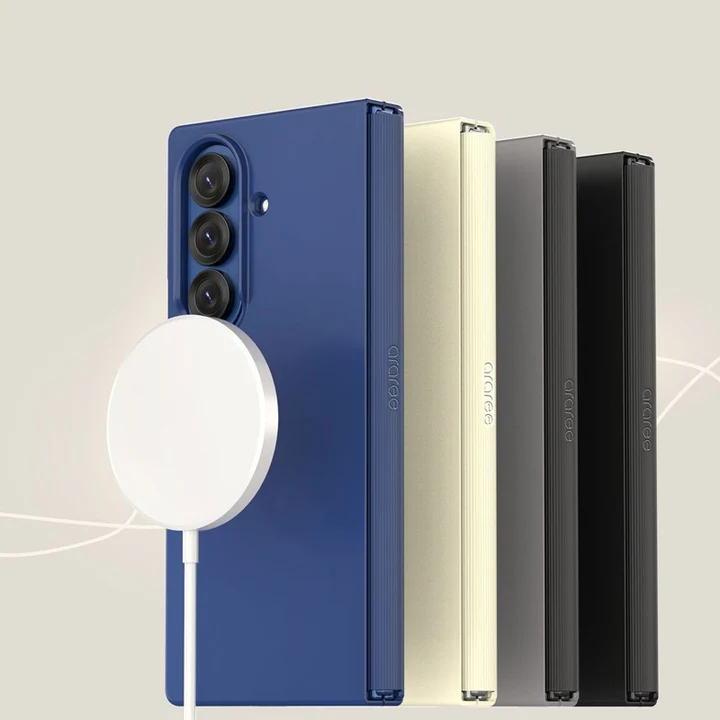 Araree Aero Flex Magsafe Case For Samsung Z Fold 7 (Navy)