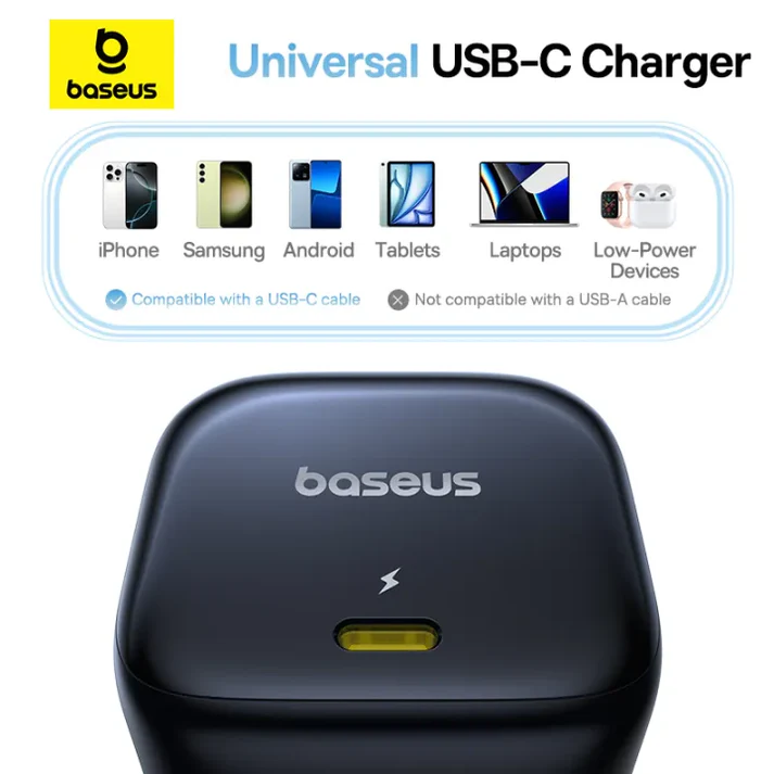 Baseus PicoGo AE11 GaN Fast Charger 1C 45W (Cosmic Black)