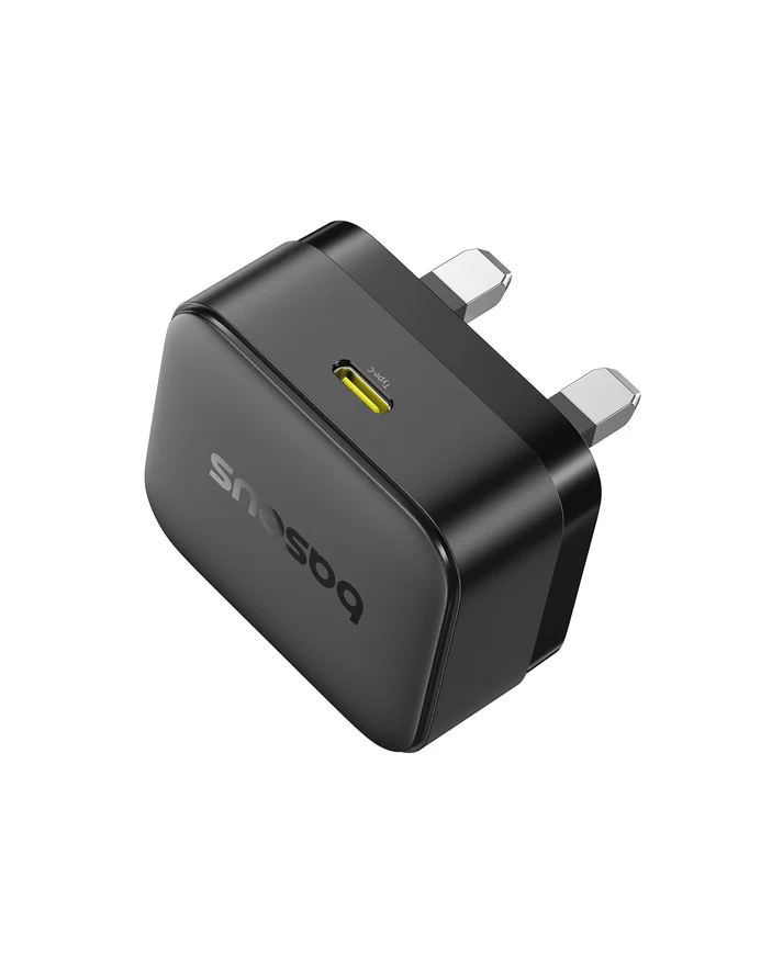 Baseus Palm Fast Charger 1C 30W - Cluster Black
(with Baseus Cable USB-C to USB-C 60W)