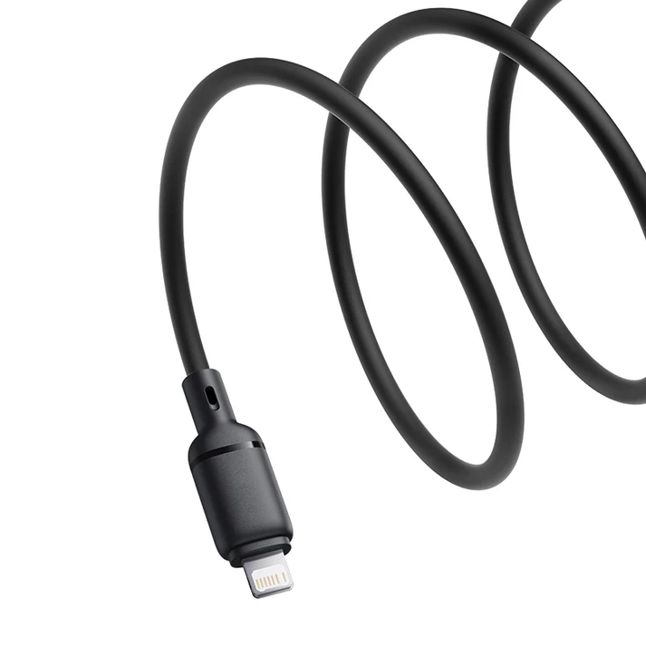 Baseus Silky Fast Charging Cable USB-A to iP 1m (Cluster Black)