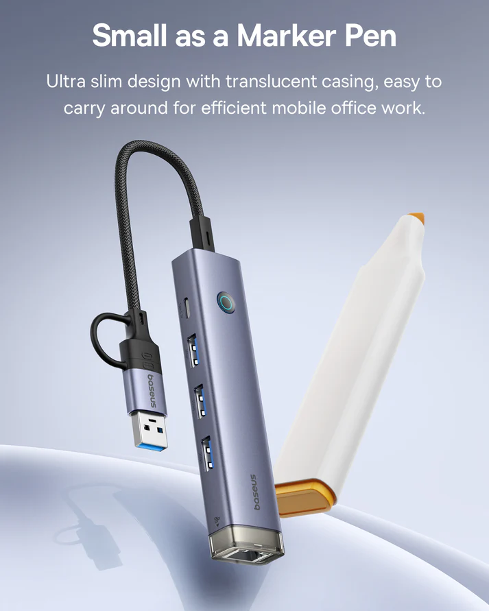 Baseus UltraJoy Series 4-Port HUB AIR (Space Grey)