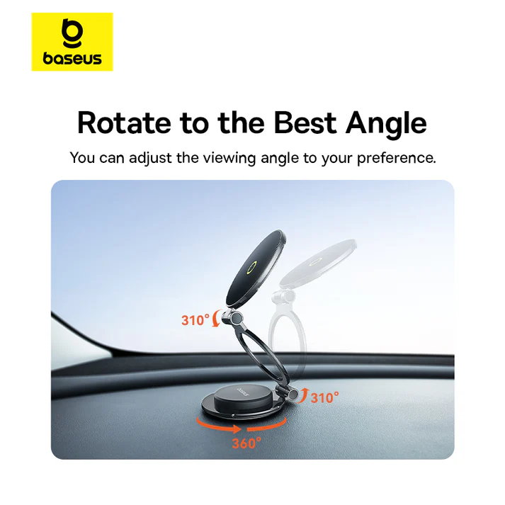 Baseus MagPro Series II Magnetic Car Mount Stick-on Version (Cosmic Black)