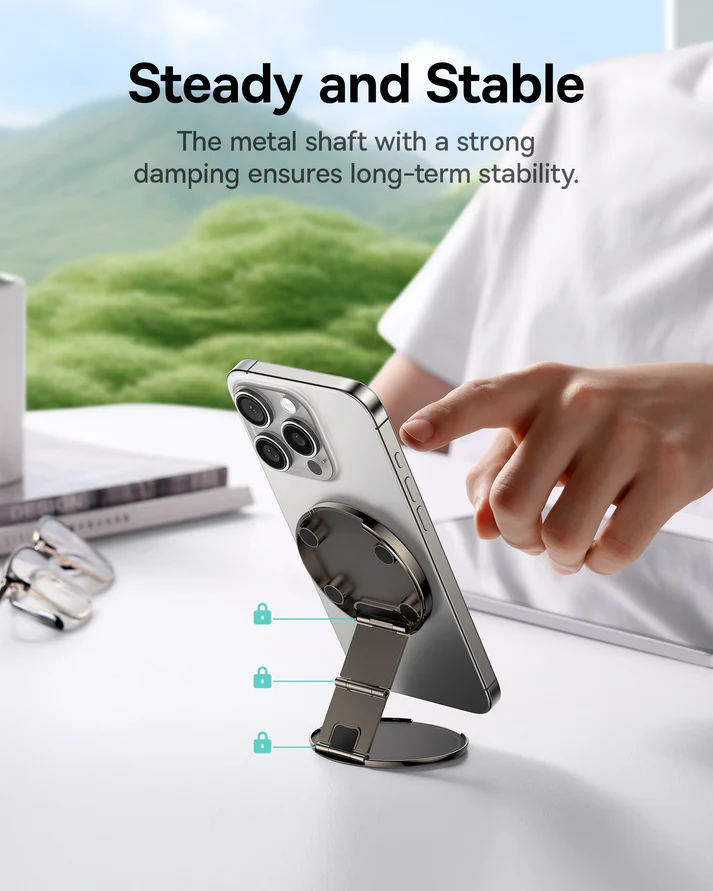 Baseus PrimeTrip VX1 Versatile Travel Magnetic Phone Holder Round (Cosmic Black)