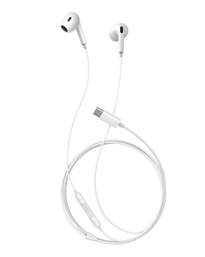 Baseus Encok CZ17 Semi-In-Ear Wired Earphones (Moon White)