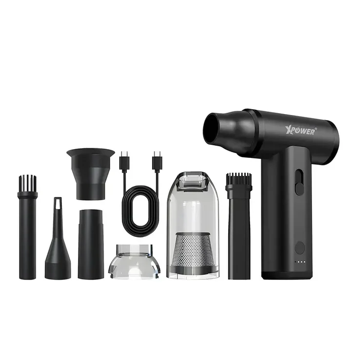 XPower STORM 4 In 1 Mini Wireless Vacuum Cleaner + Air Blower (Black)
