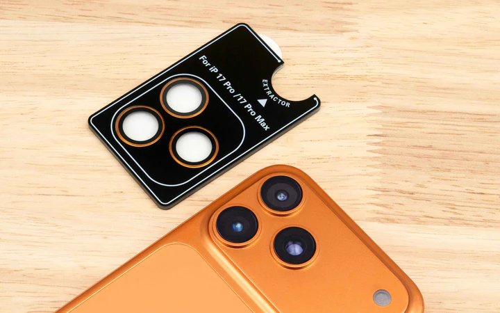 Torrii BODYGLASS Camera Ring for iPhone 17 Pro / 17 Pro Max (Cosmic Orange)