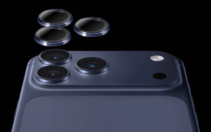 Torrii BODYGLASS Camera Ring for iPhone 17 Pro / 17 Pro Max (Deep Blue)