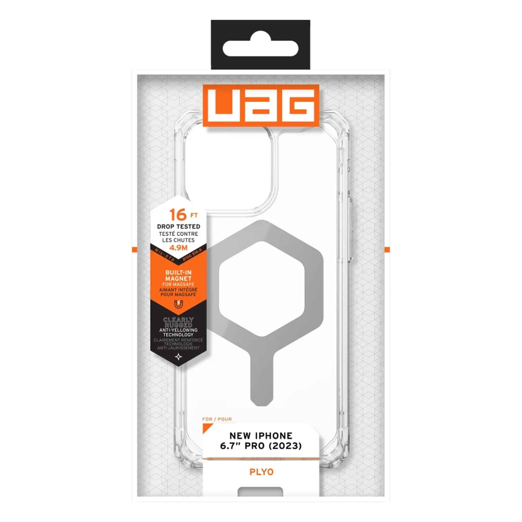 UAG Plyo Magsafe Case for iPhone 17 Pro Max (Ice/Silver)