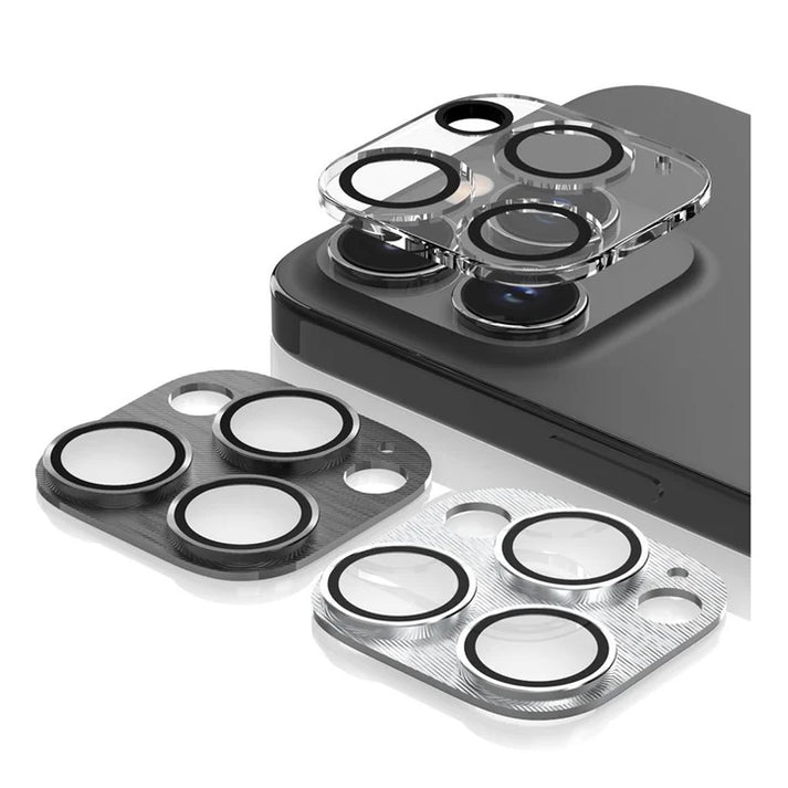 Araree C-Sub Core MB Camera Lense Protector With Metal Base For IPhone 15 Pro / 15 Pro Max (Black)