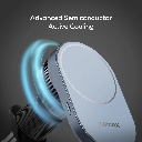 Momax 1-MOVE Q.Mag 25W Magnetic Wireless Charging Car Mount (Dark Grey)