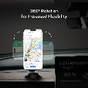 Momax 1-MOVE Q.Mag 25W Magnetic Wireless Charging Car Mount (Dark Grey)