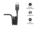 Momax Mag.Link 66W USB-A to USB-C Magnetic Cable 1m (Black)