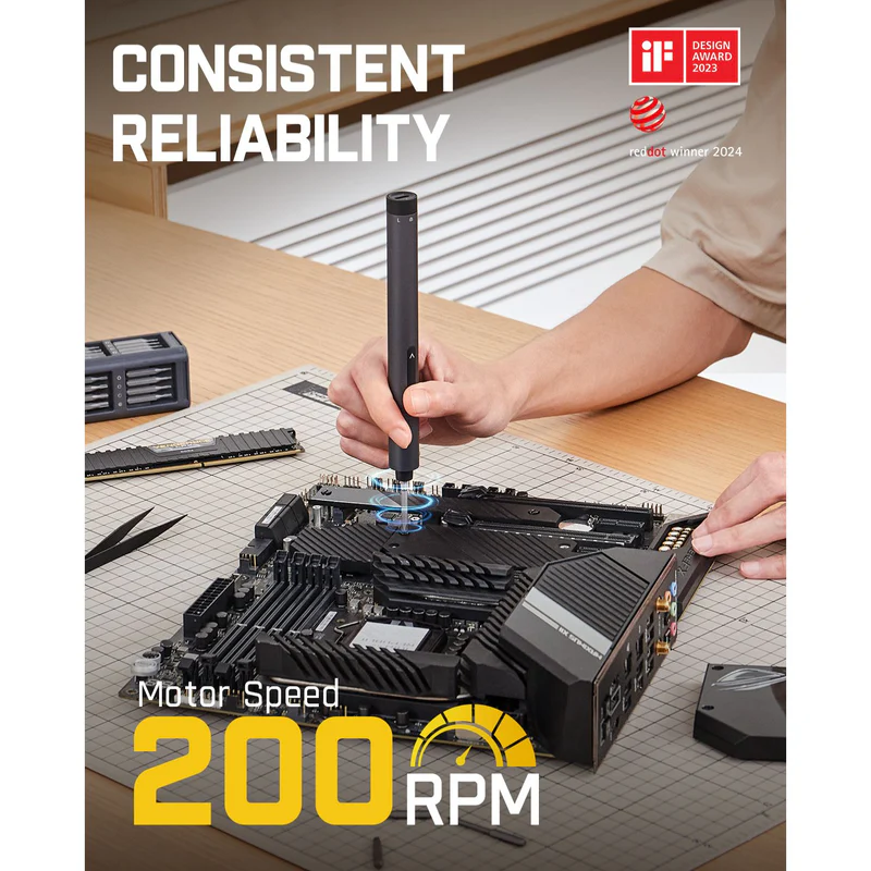 Fanttik NEX E1 MAX Precision Electric Screwdriver Kit (Gray)