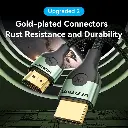 Vention Braided Aluminum Alloy HDMI HD Cable 8K 2M (Green)