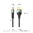 Vention Braided Aluminum Alloy HDMI HD Cable 8K 2M (Green)