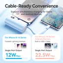 Vention Power Bank LED Display Type-C-Lightning 4800mAh (Black)