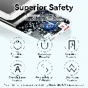 Vention Power Bank LED Display Type-C-Lightning 4800mAh (White)