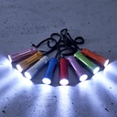 Mini 9 LED Aluminum Flashlight (Blue)