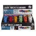 Mini 9 LED Aluminum Flashlight (Purple)