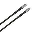 Powerology USB4 Braided USB-C To USB-C Cable PD 240W (Black)
