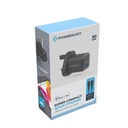 Powerology Dual Port Super Compact Quick Charger With USB-C To USB-C Cable 1.2M (Black)
