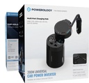 Powerology 200W Universal Car Power Inverter (Black)