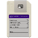 Powerology Floppydisk Retro 64GB MagSafe Power Bank 10000mAh (White)