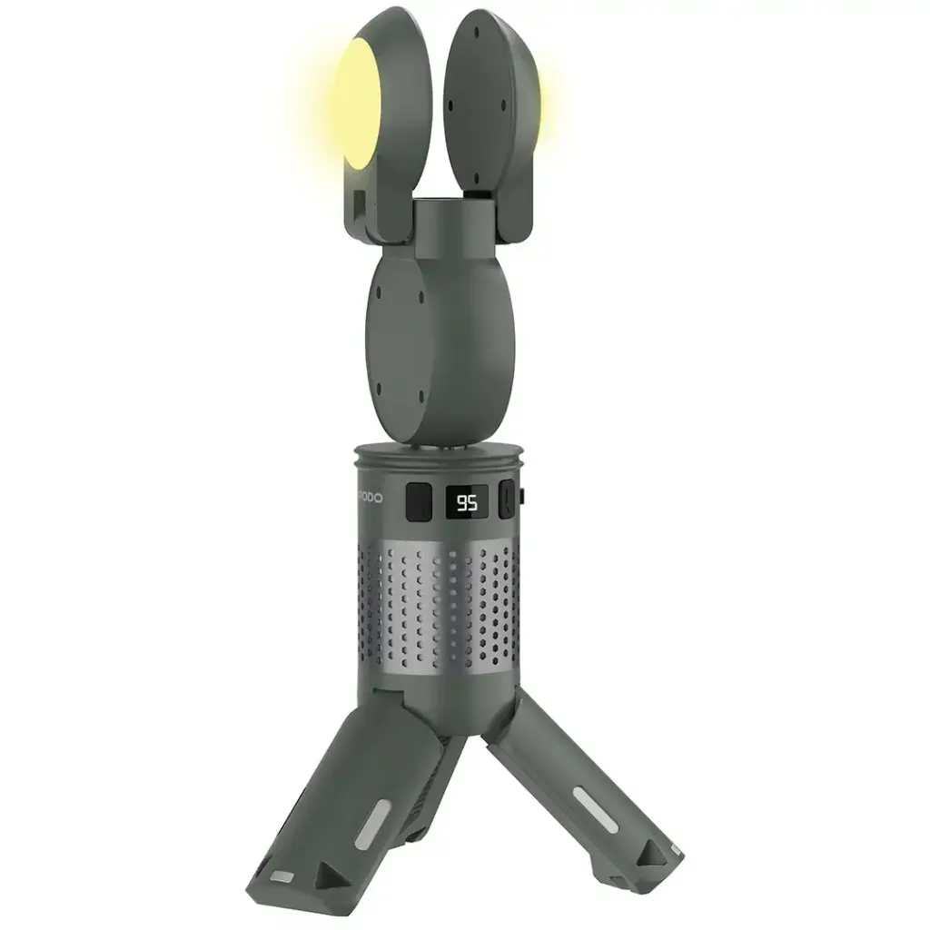 Porodo Lifestyle Foldable Lantern LED Camping Light (Green)