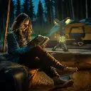 Porodo Lifestyle Foldable Lantern LED Camping Light (Green)