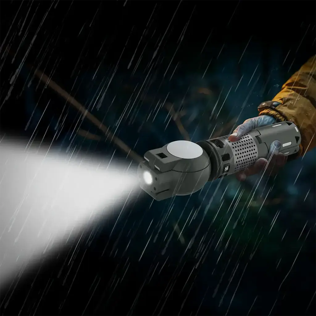 Porodo Lifestyle Foldable Lantern LED Camping Light (Green)