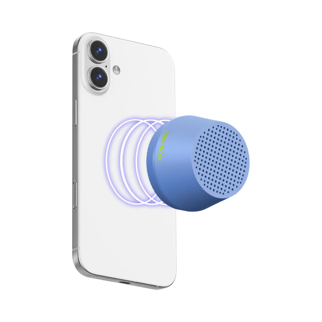 Momax 1-VIBE GO LITE Magnetic Wireless Speaker (Purple Blue)
