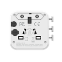 Momax 1-World Travel Adaptor (White)